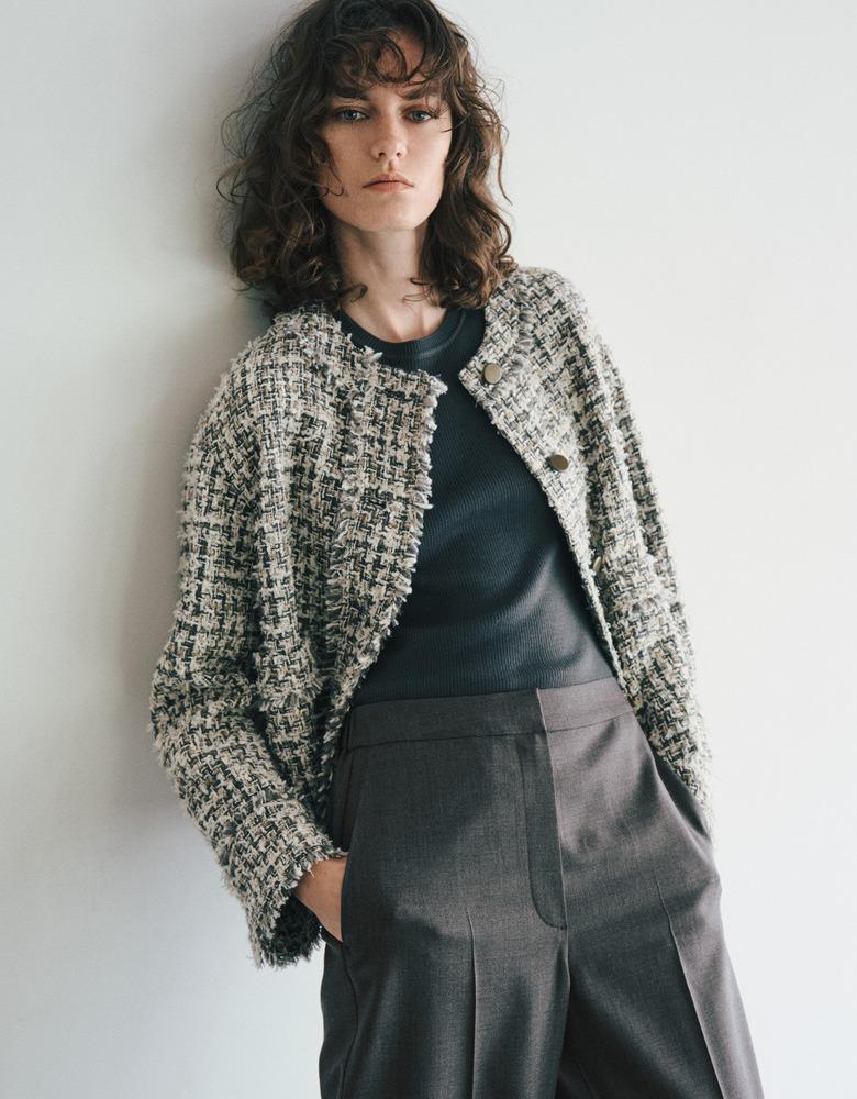 Theory luxe ダイダイ染め シルク リネン カーディガン theory luxe◇ カーディガン感覚で羽織れるジャケット